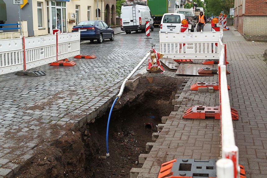 Reparatur am Grimmel