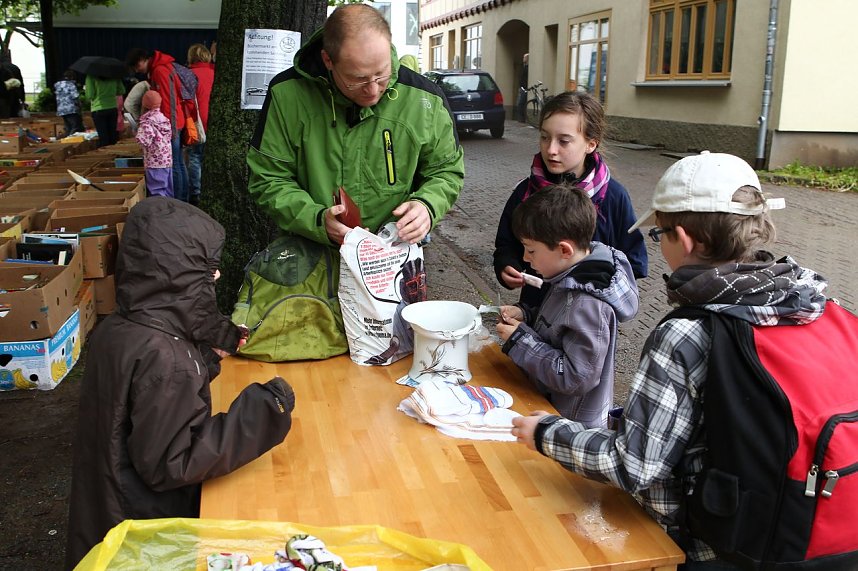 Trotz Regen gro&szlig;es Interesse