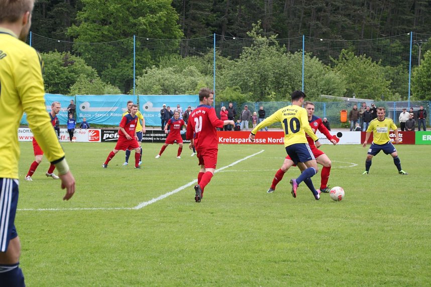 Die erste Halbzeit gegen den VfL Halle