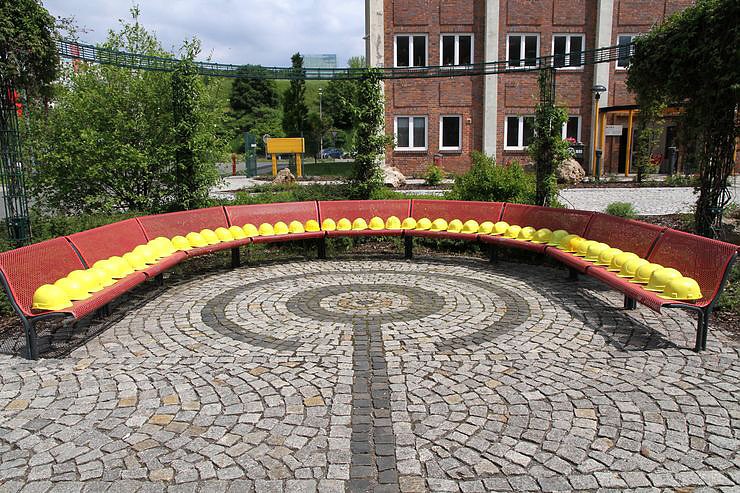 Lichtschau im Bergwerk