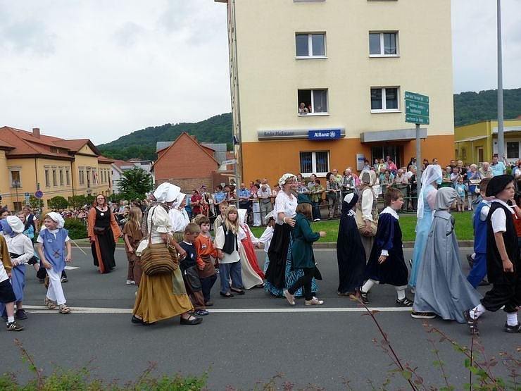Gro&szlig;er Festumzug zum Th&uuml;ringentag