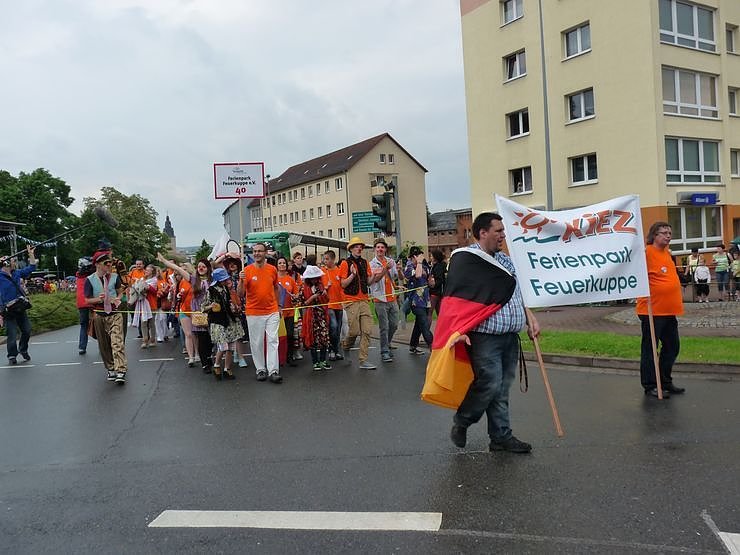 Gro&szlig;er Festumzug zum Th&uuml;ringentag