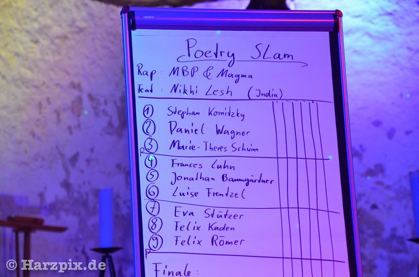 Poetry Slam in der Jugendkirche(Herzschlag)