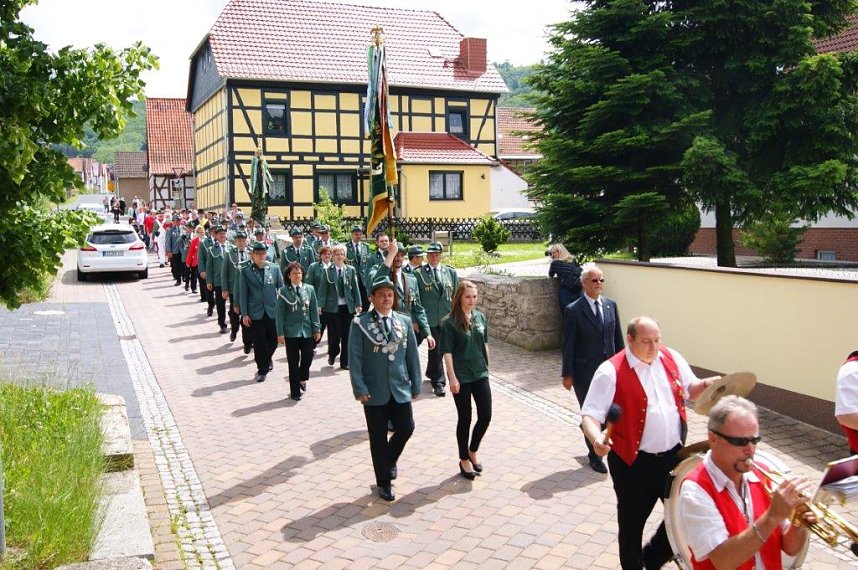 Sch&uuml;tzenfest in Obergebra
