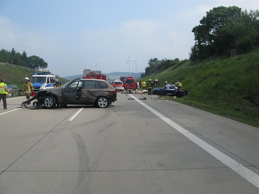 Unfall auf der A 9
