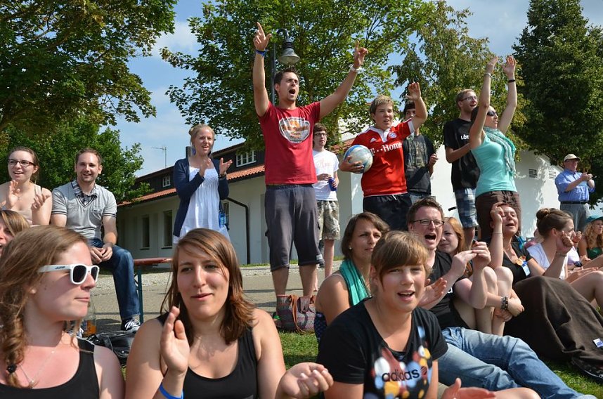 Beim Fu&szlig;ballturnier
