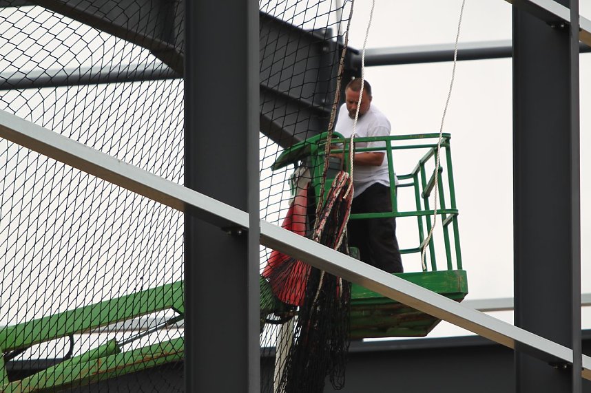 Baufortschritt an der Darre