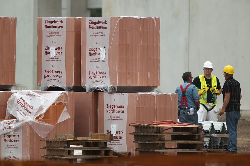 Baufortschritt an der Darre