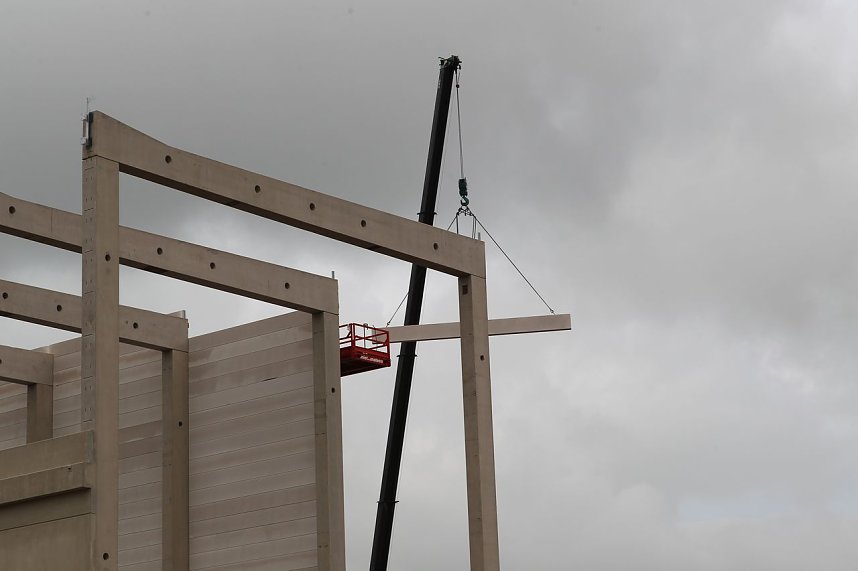 Baufortschritt an der Darre