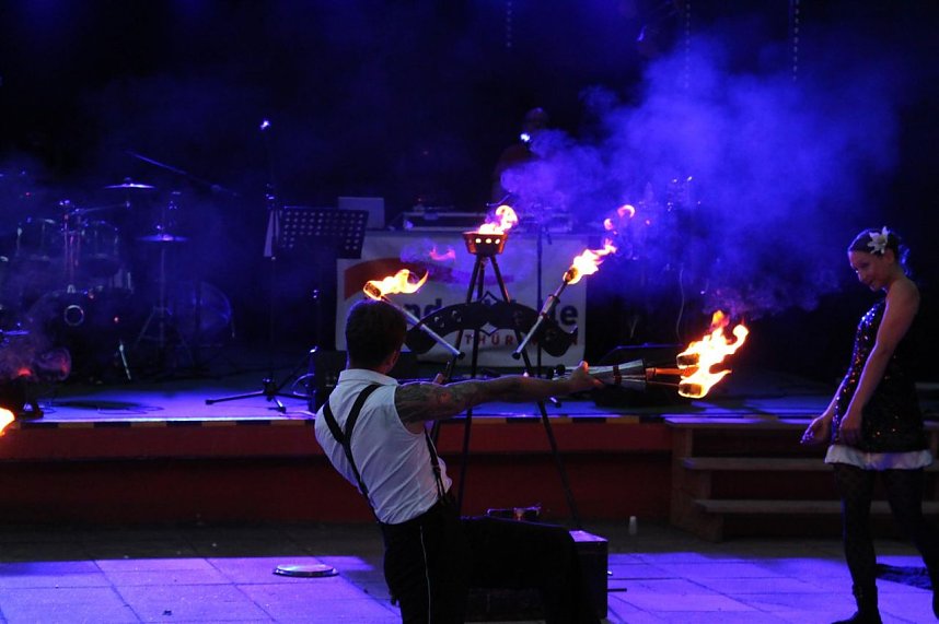 Auch am Samstag wurde gefeiert