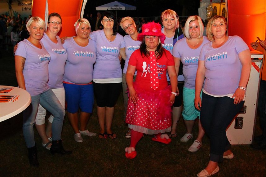 Auch am Samstag wurde gefeiert