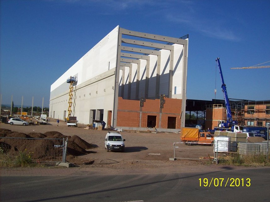 Baustelle der Firma GSM an der Nordh&auml;user Darre