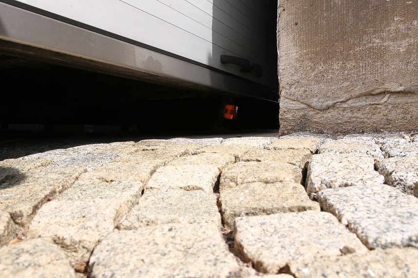 Knapp: Nur wenig "Luft" und der Unterboden setzt auf