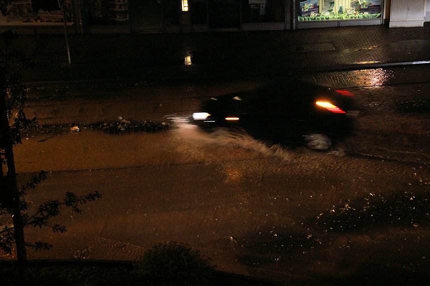 Unwetter in Nordhausen