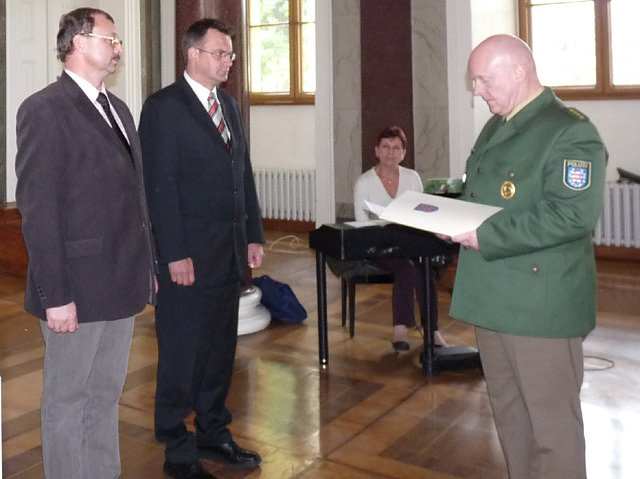 Bef&ouml;rderung bei der Polizei