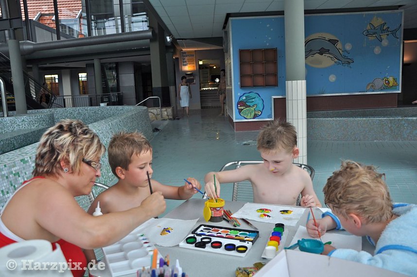 Schulanfangsparty im Badehaus