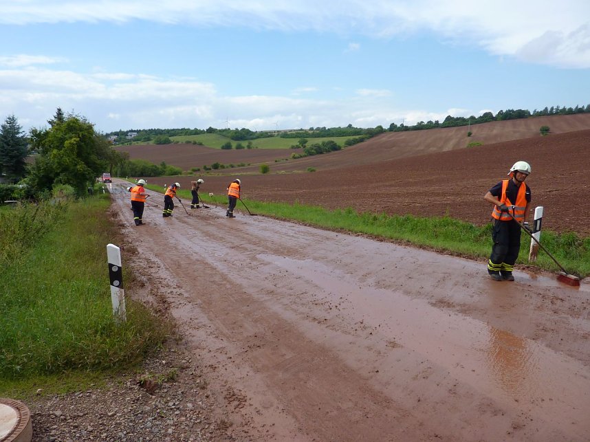 Hilfe durch die Feuerwehren