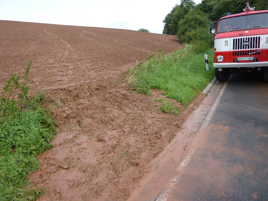 Hilfe durch die Feuerwehren