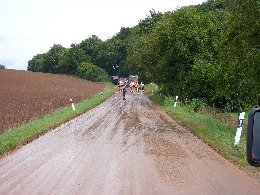 Hilfe durch die Feuerwehren