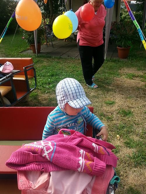 Begr&uuml;&szlig;ung mit Zuckert&uuml;te