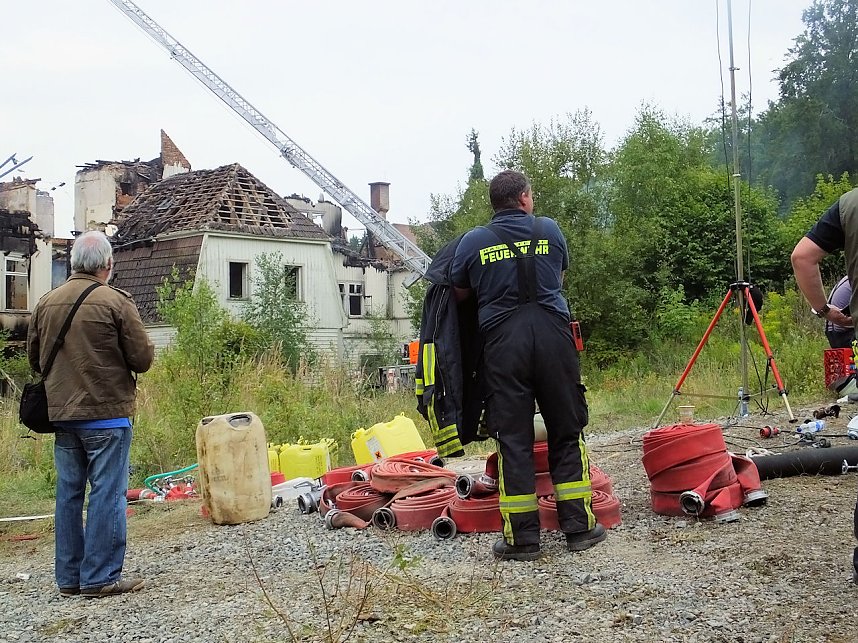 Albrechtshaus abgebrannt