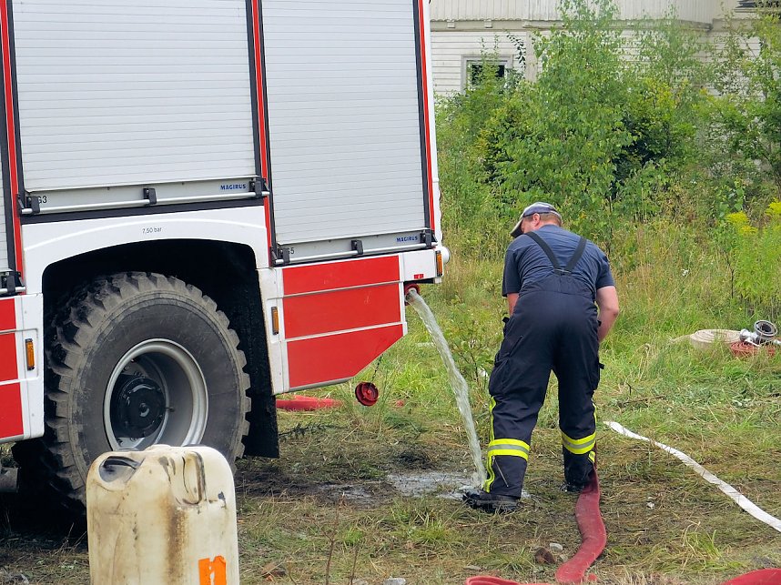 Albrechtshaus abgebrannt