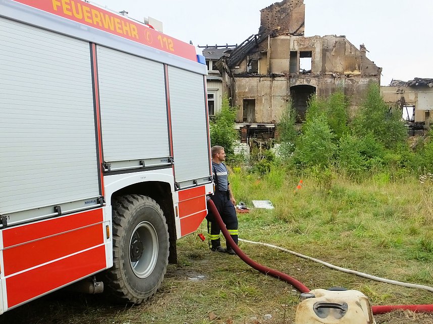 Albrechtshaus abgebrannt