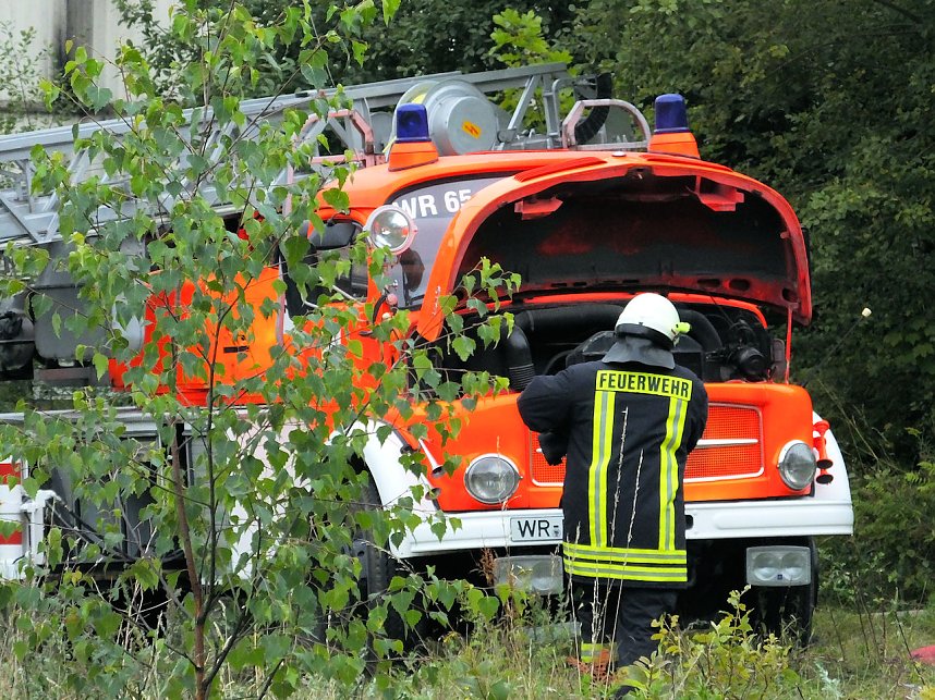Albrechtshaus abgebrannt
