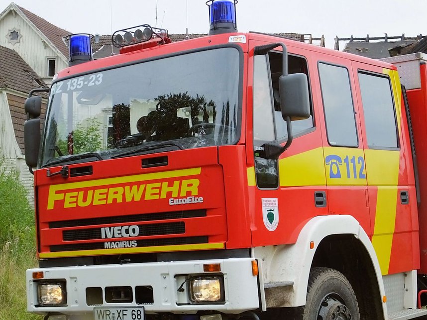 Albrechtshaus abgebrannt