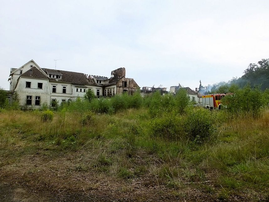 Albrechtshaus abgebrannt