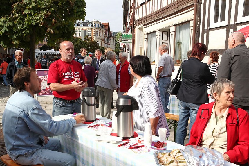 Franz M&uuml;ntefering in Bleicherode