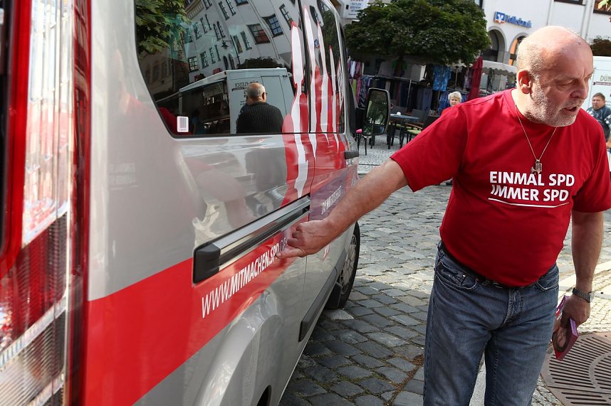 Franz M&uuml;ntefering in Bleicherode