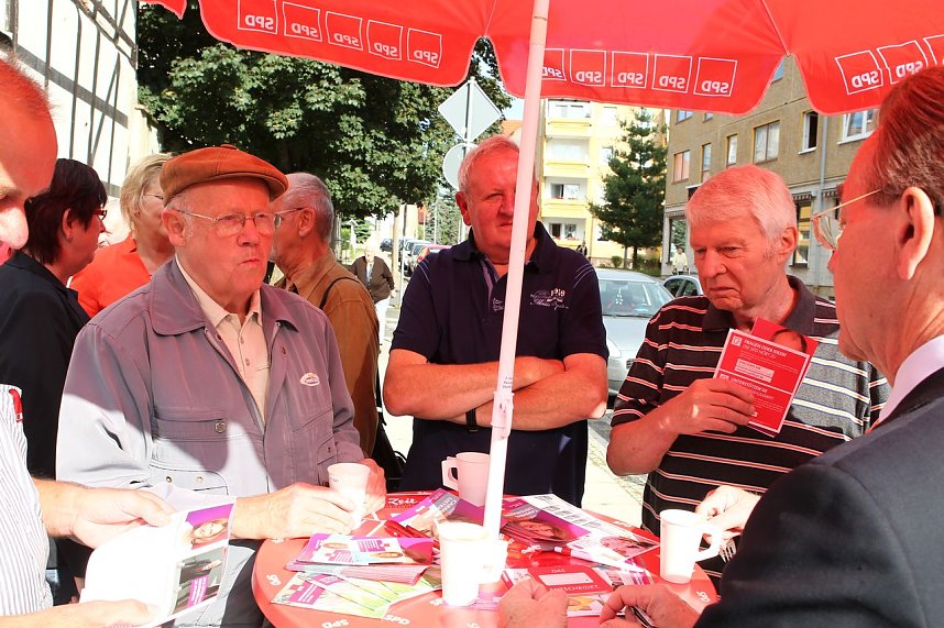 Franz M&uuml;ntefering in Bleicherode