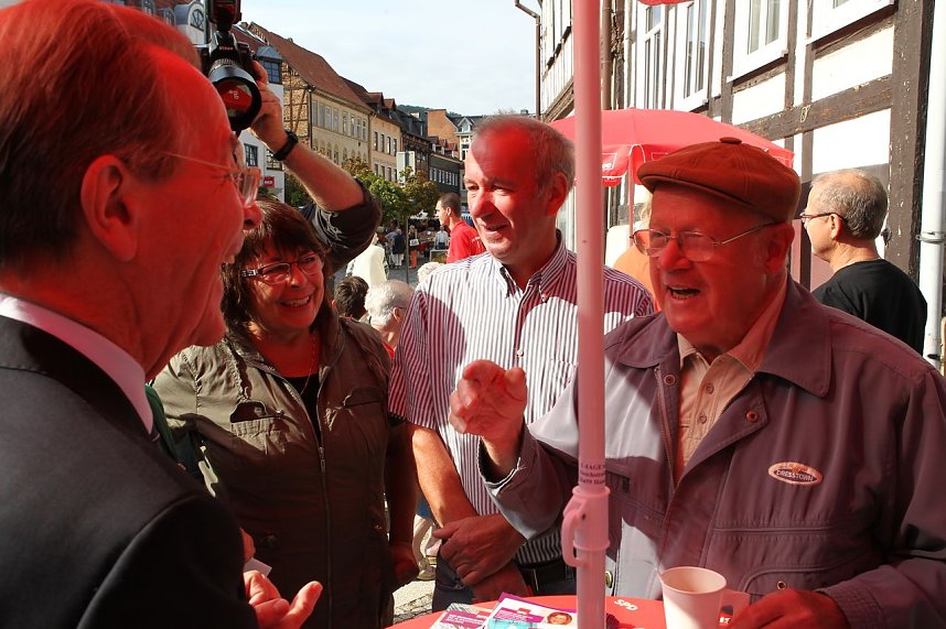 Franz M&uuml;ntefering in Bleicherode