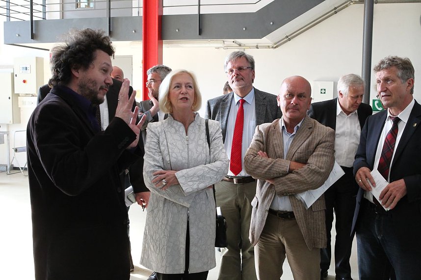 Johanna Wanka an der FH Nordhausen