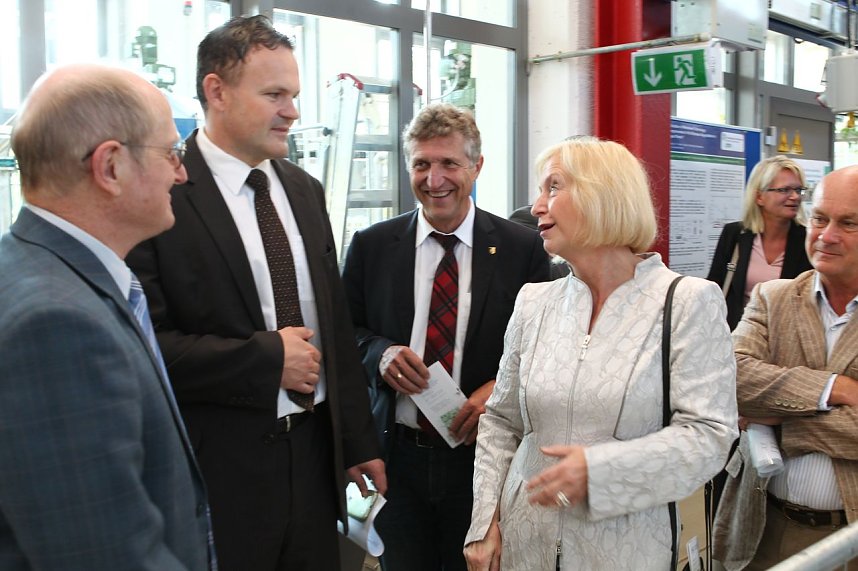 Johanna Wanka an der FH Nordhausen