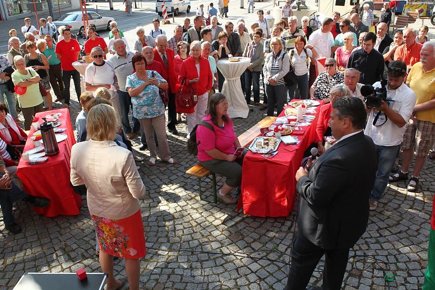 Sigmar Gabriel in Nordhausen