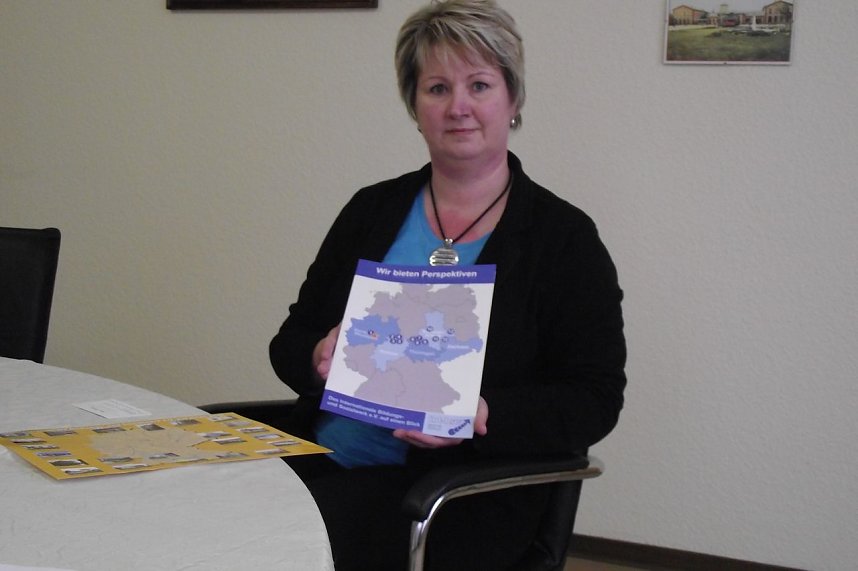 Annett Tolle, Leiterin des Internationalen Bildungs- und Sozialwerk in Nordhausen, will auf dem Gel&auml;nde des Areals des ehemaligen Kraftverkehrs in der Geseniusstra&szlig;e ein Altenpflegeheim bauen lassen. 