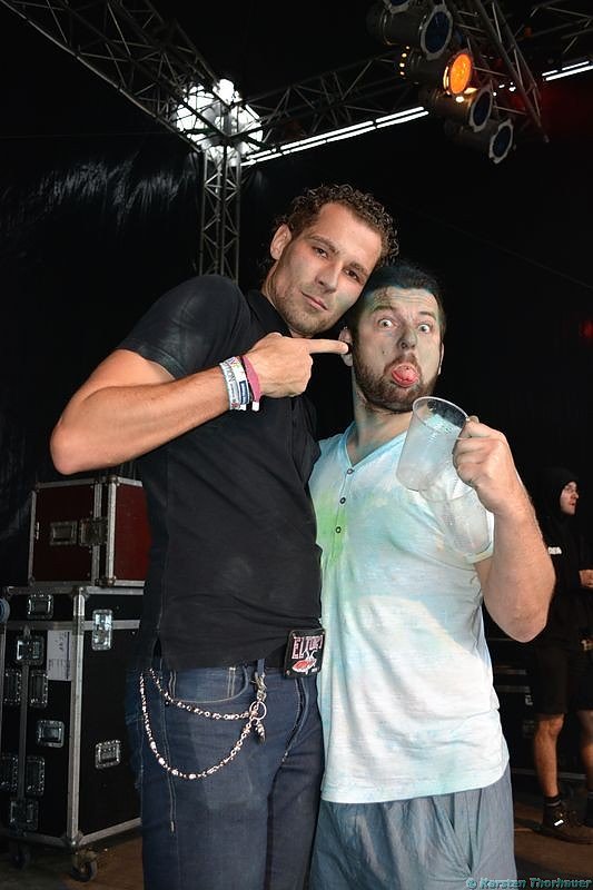 Holi-Festival am Stausee