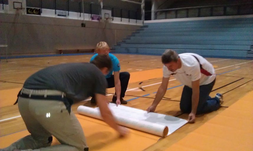 Vorbereitungen f&uuml;r L&auml;nderspiel am Montag