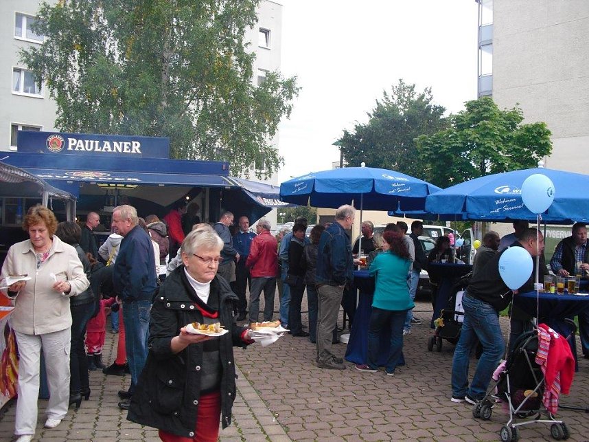 Nachbarn feierten gemeinsam