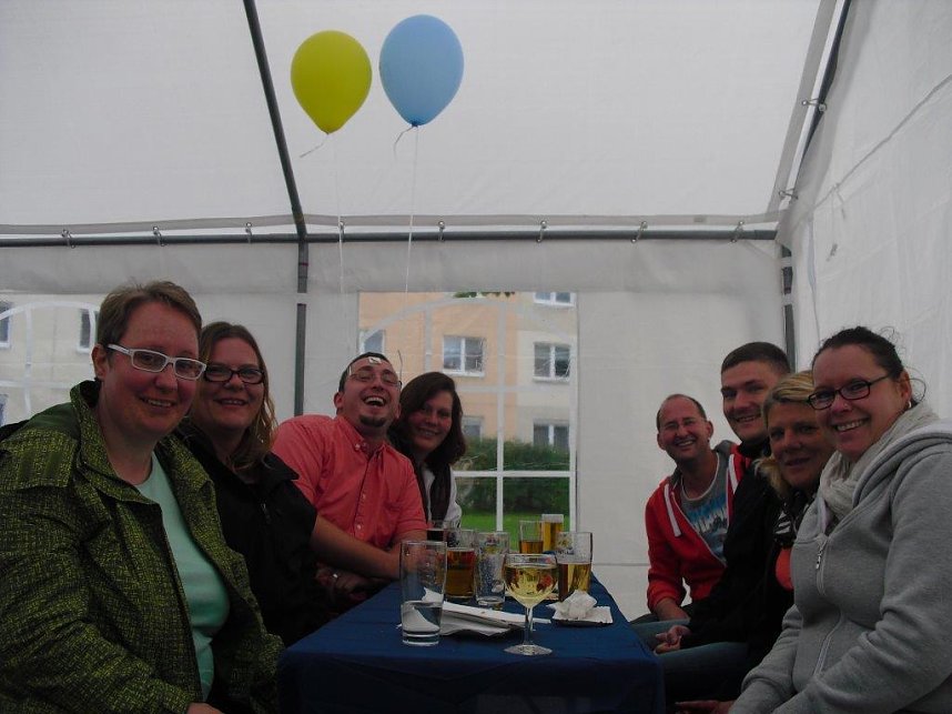 Nachbarn feierten gemeinsam