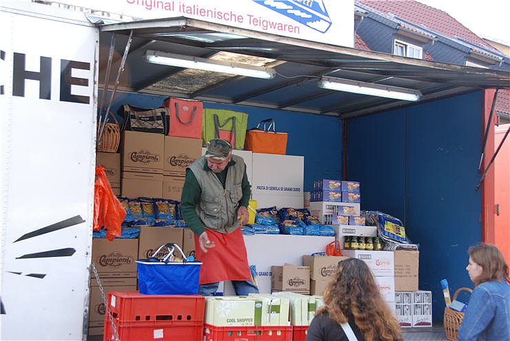 Marktschreier in Nordhausen