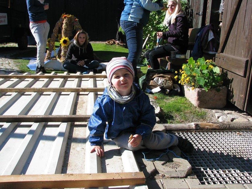 Kirmesvorbereitungen in Obergebra