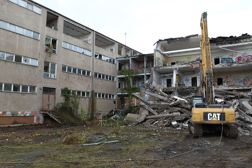 Eine Schule verschwindet