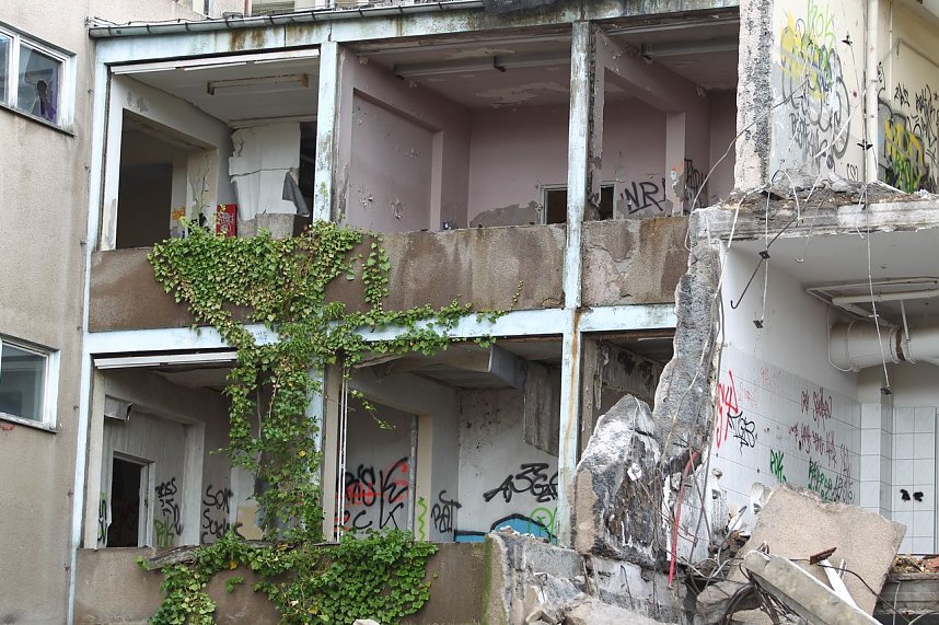 Eine Schule verschwindet