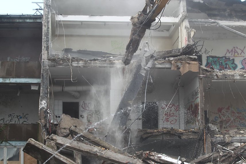 Eine Schule verschwindet