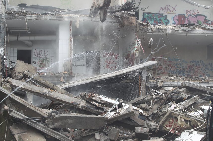 Eine Schule verschwindet