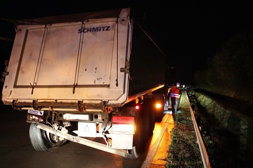 Crash am Morgen auf der A 38