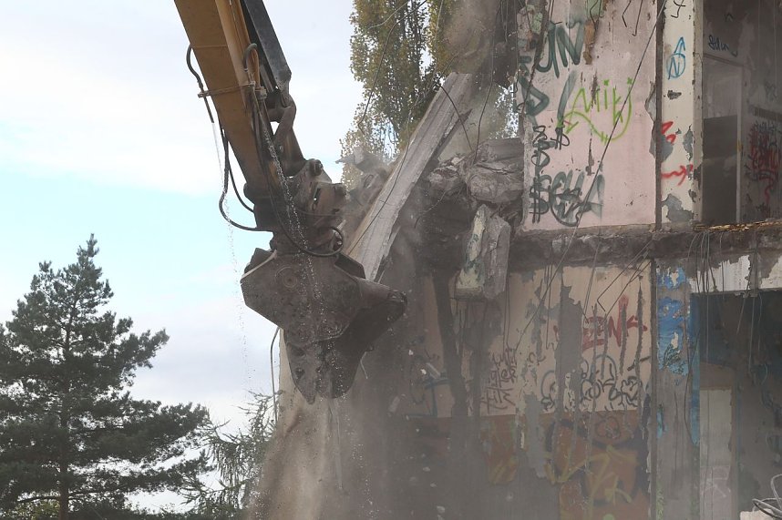 Eine Schule verschwindet